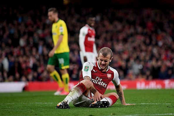 Wilshere has been an injury-prone player for the last seven seasons