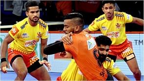 प्रो कबड्डी लीग 2018: गुजरात फार्च्यूनजायंट्स ने यू-मुम्बा को 38-36 से हराया