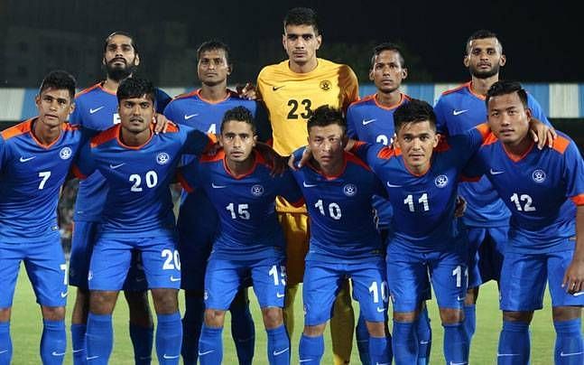 The Indian Football team is currently ranked 97th in the world.