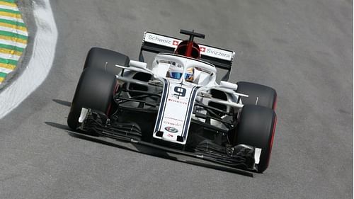 Marcus Ericsson's Sauber car