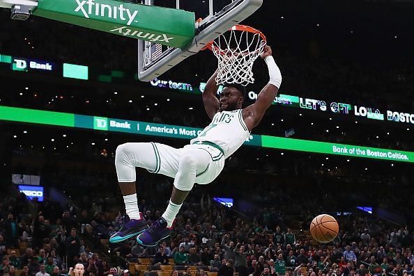Jaylen Brown became an important player for the Celtics in the 17/18 season