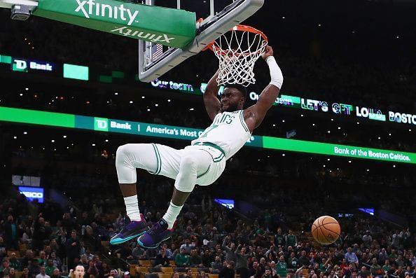 Jaylen Brown became an important player for the Celtics in the 17/18 season