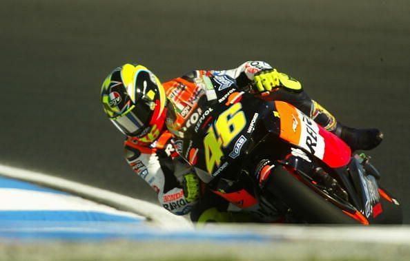 Valentino Rossi won the race despite receiving a penalty