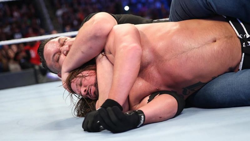 AJ Styles found himself put to sleep by his Crown Jewel opponent
