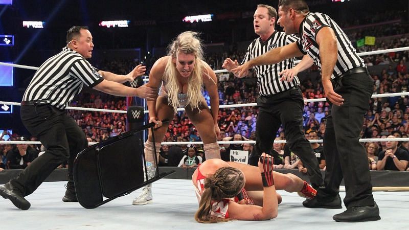 Charlotte Flair assaulted Ronda Rousey at Survivor Series