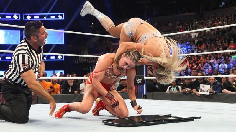 Ronda Rousey may have won at Survivor Series, but she took some serious damage thanks to Charlotte Flair