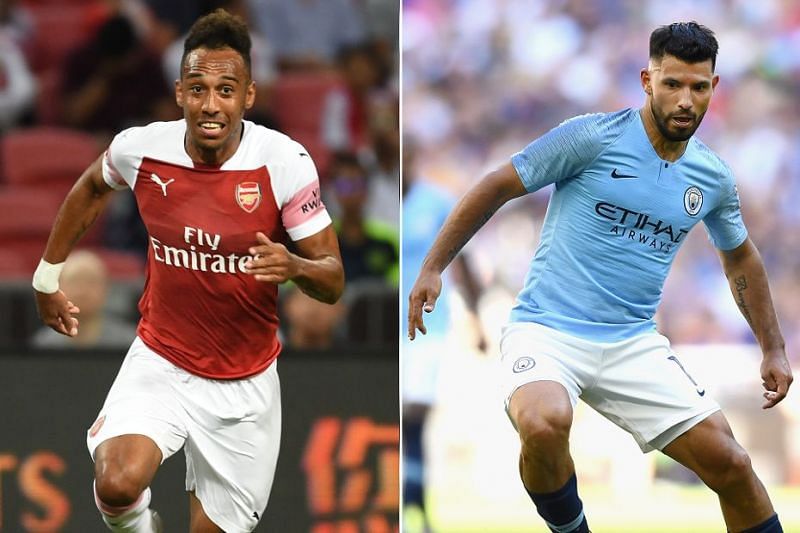 Aubameyang and Sergio Aguero are the leading marksmen in the Premier League