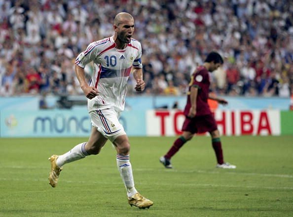 Zinedine Zidane in Semi-final Portugal v France - World Cup 2006