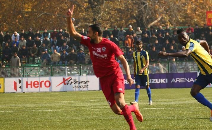 Nenad Novakovic was slow while tracking back (Image: AIFF)