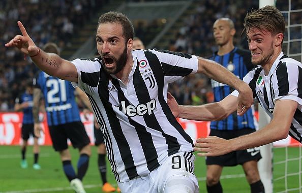 Higuain was signed by Juventus for 90 million Euros by Juventus in 2016