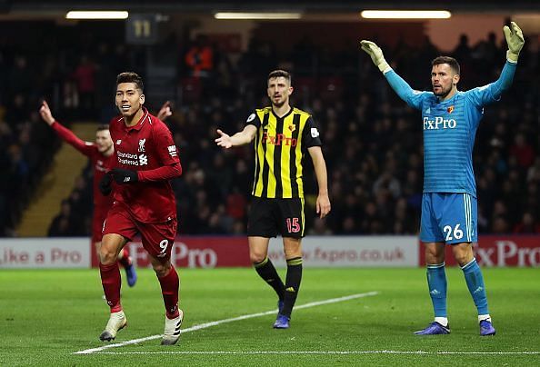 Firmino finally ended his drought with a goal against Watford.