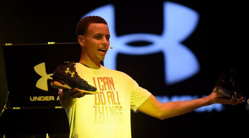 Steph Curry has helped Under Armour gain a place within the lucrative basketball market