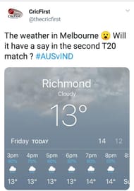Melbourne Weather