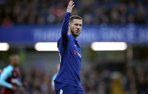 Eden Hazard has tumbled down the rankings