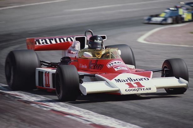 James Hunt drove for McLaren
