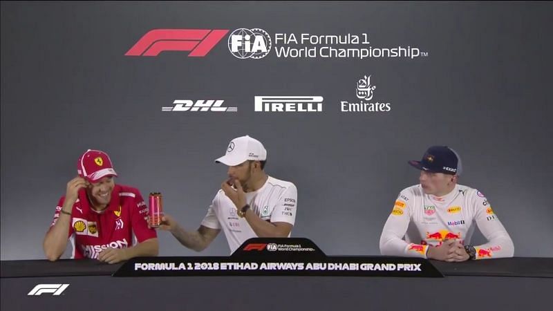 Vettel had a hilarious moment with Hamilton