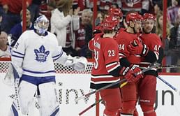 Hurricanes beat Maple Leafs 5-2 to halt Toronto streak at 4