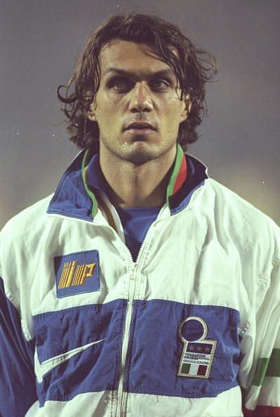 Paolo Maldini of Italy