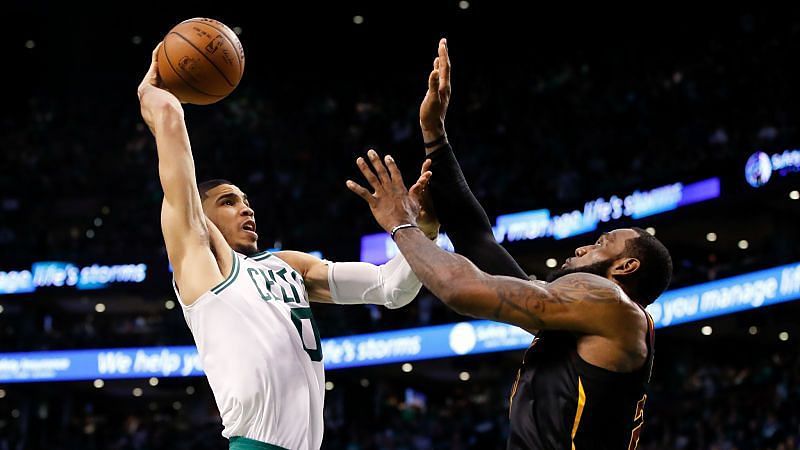 Jayson Tatum posterized LeBron last year during the Eastern Conference Finals.