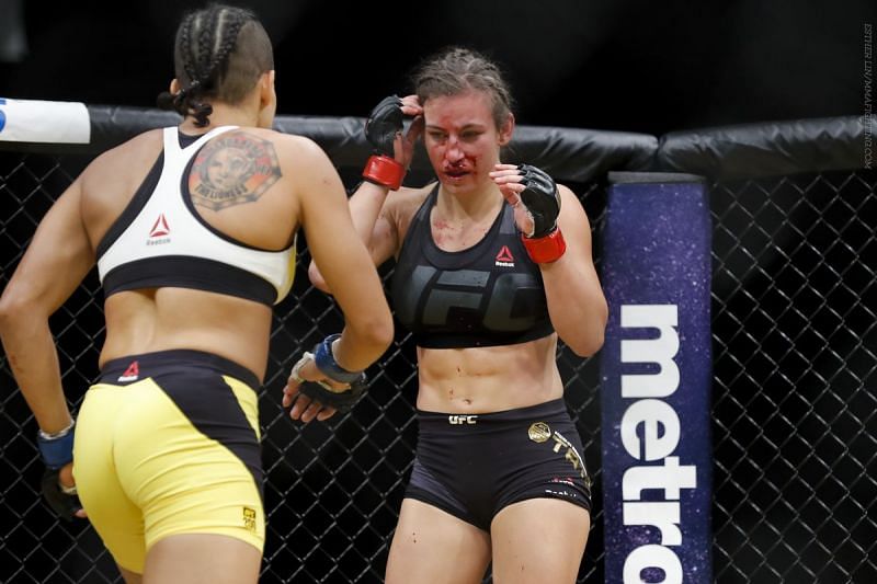 Bantamweight Champion, Miesha Tate is shocked by Amanda Nunes in the UFC 200 headliner