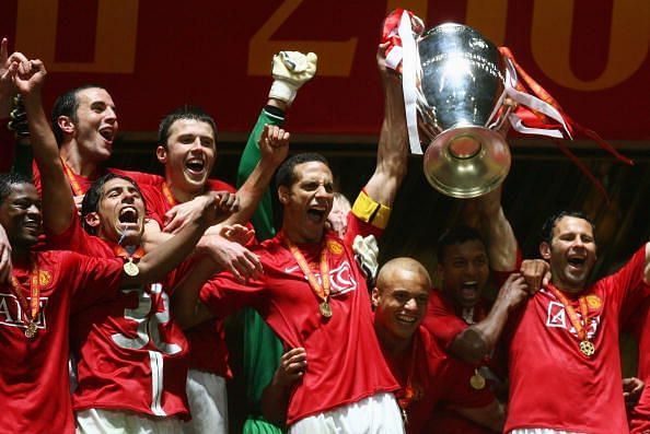 Manchester United won the UEFA Champions League in 2008