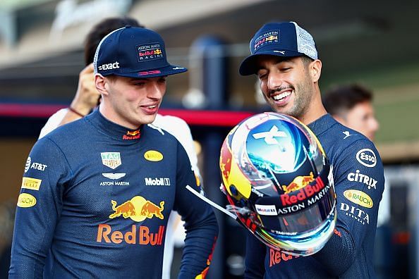 Verstappen and Ricciardo have two wins each