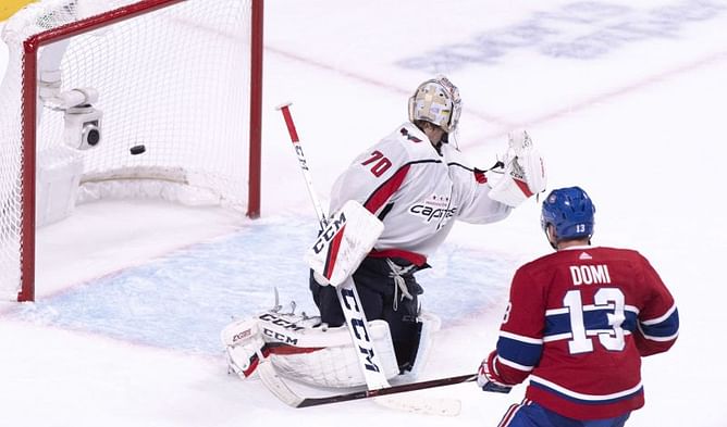 Max Domi breaks late tie, Canadiens beat Capitals 6-4