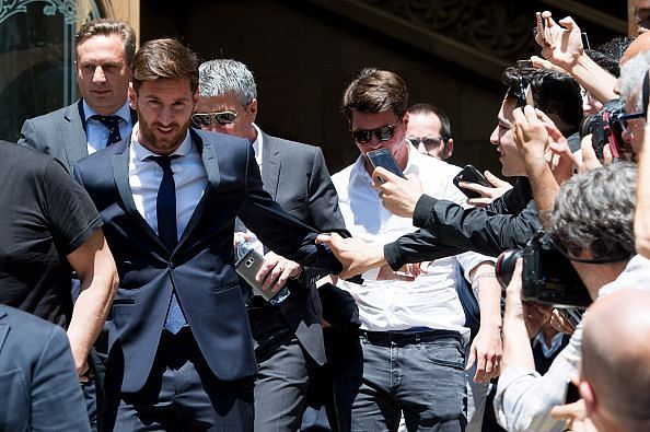 Barcelona&#039;s Leo Messi Testifies In Fraud Case