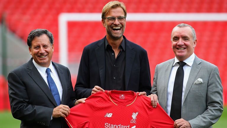 Klopp with former Liverpool director and chairman of FSG Tom Werner
