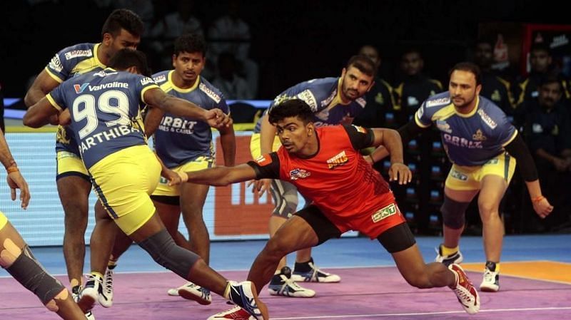 The 22-year-old scored 20 points against Tamil Thalaivas in just 25 raids in Bengaluru Bulls&#039; first match of the season