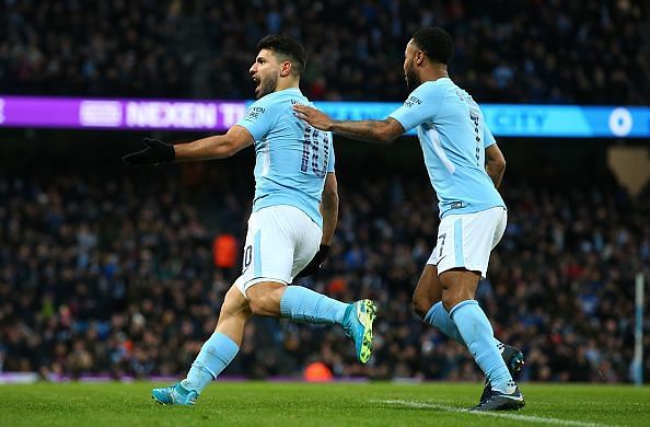 Manchester City superstars - Raheem Sterling and Sergio Aguero are two of the finest attackers in the English Premier League at the moment