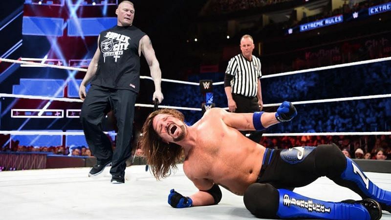 AJ Styles will not be facing Brock Lesnar at Survivor Series this time