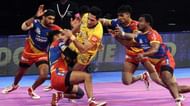Nitesh Kumar (L) was the most consistent defender for UP Yoddha
