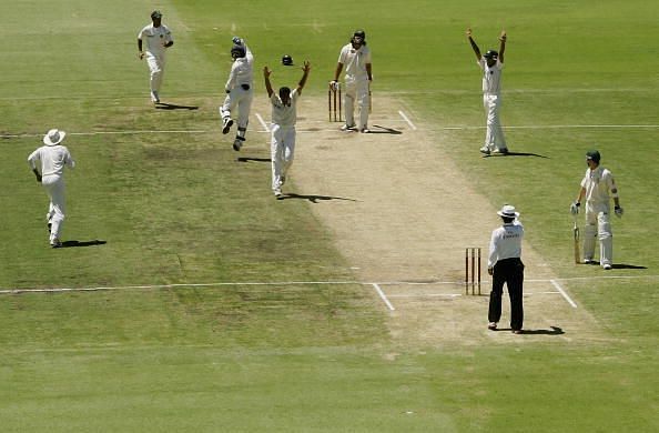 Team India won the third Test at Perth by a margin of 72 runs in the year 2008