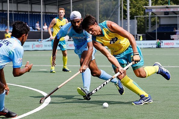 Timothy Brand was part of Australia's victorious squad in the 2018 Champions Trophy