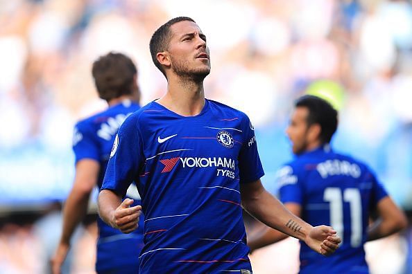 Hazard has been linked with a move away from Chelsea recently.