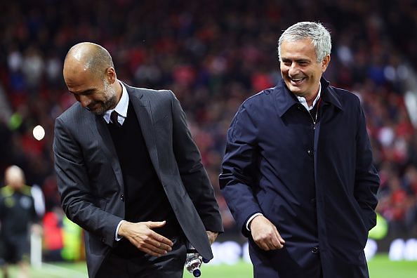 Pep Guardiola and Jose Mourinho, two tactical geniuses