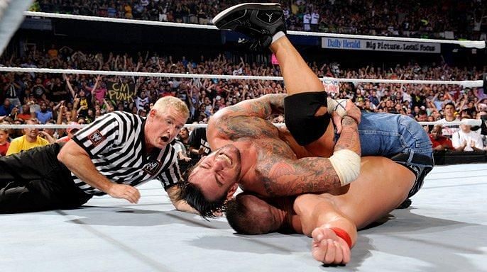 Punk pins John Cena!