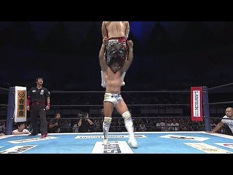 Ibushi&#039;s hits this move perfectly, and it looks like it hurts like hell