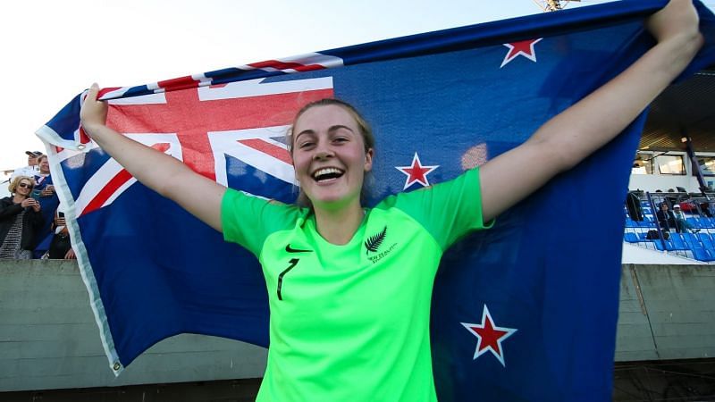New Zealand goalkeeper Anna Leat&acirc;€™s impressive display took them to the semi-finals(Image Courtesy: FIFA)