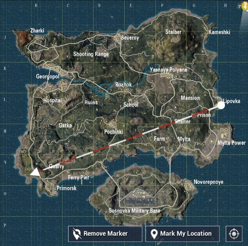 PUBG Maps: Compare Maps, Find Best Loot Places And Best Places to Land
