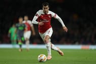 Mkhitaryan in action during Arsenal's goalless draw - where he could have had a goal and assist