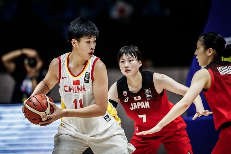 Mingling Chen of China earned a double-double - 19 pts, 11 rebs against Korea (Image Courtesy: FIBA)