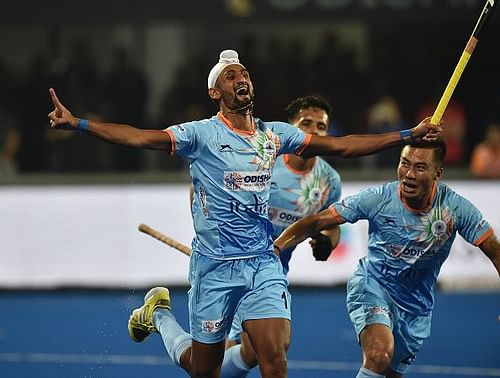 India started their hockey World Cup campaign on a rousing note, blanking South Africa 5-0 in their opening Pool C match