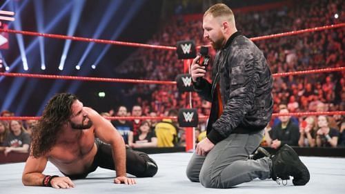 Dean Ambrose attacked Rollins to turn heel a few weeks ago