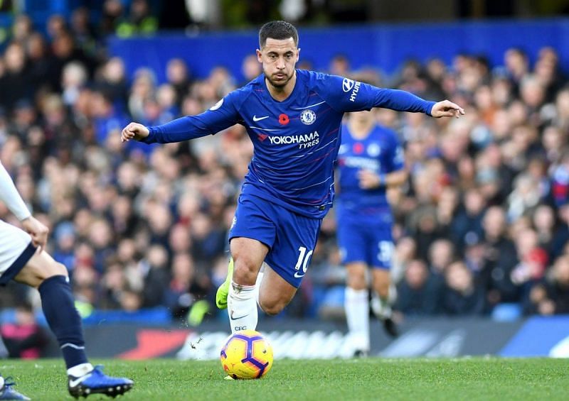 Hazard impressed in the second half