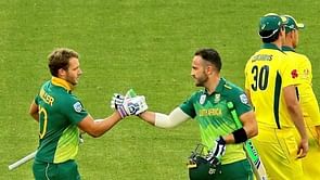 Australia vs South Africa 2018: David Miller and Faf du Plessis fire Proteas to series win
