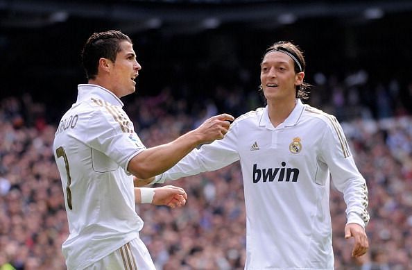 Ronaldo and Ozil at Real Madrid
