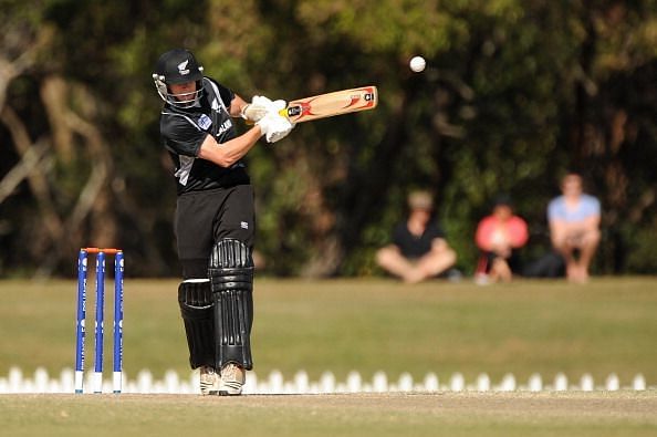 New Zealand cricketer Joe Carter during his U-19 days for the Kiwis (2012)