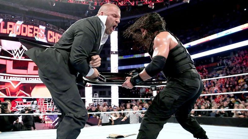 Roman Reigns attacked Triple H after the main event